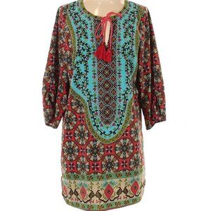 NLW Womens Boho Style Dress Tunic Small